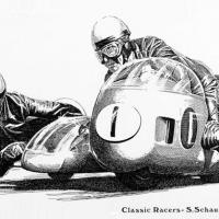 Classic Sidecar Racers - Seigfried Schauzu & Horst Schneider (BMW)